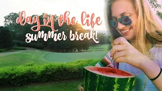 A DAY IN THE LIFE: SUMMER BREAK | Lottie Smalley