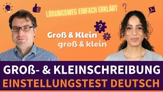 Groß- und Kleinschreibung | Sprachverständnis  #deutschlernen #einstellungstest