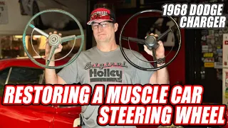 1968 DODGE CHARGER STEERING WHEEL RESTORATION