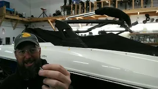 How to properly repair snaps on your boat...........and spider crack repair update.