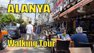 🇹🇷 Alanya Walking Tour | Street Walking Tour Turkey 4K 🌴