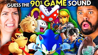 Can Adults Guess The 90s Video Game From The Sound? | React