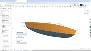 Let's build a boat in Onshape (well, the basics of the hull surfaces at least)