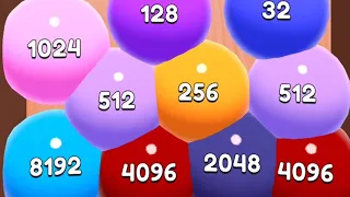 Jelly 2048 - Balls Merge 3d - All Max Levels 7-8 Unlock 8k,16k | Gameplay Walkthrough Part 2