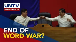 Zubiri, Romualdez agree to stop political bickering