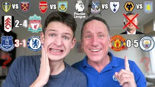 OUR GAMEWEEK 12 PREMIER LEAGUE PREDICTIONS - MAN UNITED vs MAN CITY *OLE SACKED*