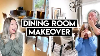 EXTREME DINING ROOM MAKEOVER | From Start To Finish + Serena Shades