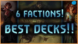 BEST DECKS TO PLAY THIS SEASON with some matchups explained!! Gwent The Witcher Card Game Patch 10.8