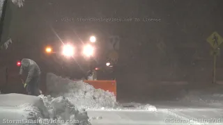 Winter storm slams Lagrange, NY With Heavy Snow And High Winds - 2/1/2021