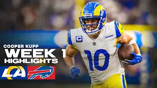 Highlights: Every Cooper Kupp Catch In 128-Yard Game vs. Bills In Week 1