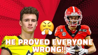 Ladd McConkey in the FIRST ROUND?? From under-recruited prospect to UGA star