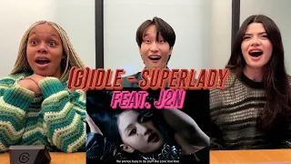 (여자)아이들((G)I-DLE) - 'Super Lady' Official Music Video FEAT.  @J2NLee   reaction