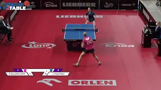 Balazova Barbora  VS Yuan Jia Nan - 16ème de finale simple dames - Championnats d'Europe 2020