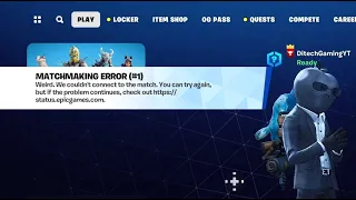 Fortnite Matchmaking Error Weird we couldnt connect to the match-you cant use custom match this game