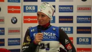 Dahlmeier, Bescond and Yurkevich after Östersund Women's Individual