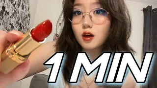 1 minute asmr makeup application 💄fast and aggressive