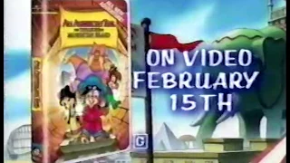 An American Tail: The Treasure of Manhattan Island VHS Release Ad (2000) (low quality)