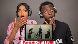 OUR FIRST TIME HEARING Måneskin - Zitti E Buoni (Official Video) REACTION!!!😱