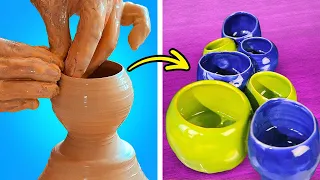 Крутая керамика, милые глиняные поделки и удивительное изготовление глиняной посуды
