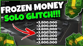 *SOLO* FROZEN MONEY GLITCH EASY METHOD GTA 5