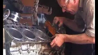 Laufbuchse ziehen, Motor reparieren