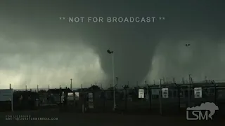 05-03-2024 Silver, TX - Destructive Strong Tornado Passes Near Gas Plant