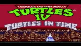 TMNT 4 Turtles in Time SNES Intro