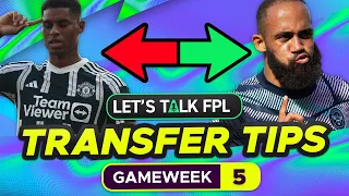 FPL TRANSFER TIPS GAMEWEEK 5 (Who to Buy and Sell?) | FANTASY PREMIER LEAGUE 2023/24 TIPS