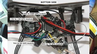 EMAX Tinyhawk Freestyle - installing a $10 GPS module tutorial - speed,rescue mode - Betaflight,test