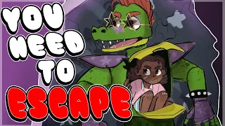 Montgomery's Escape from Fazbear's | FNAF Security Breach Comic Dub