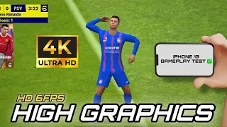 EFOOTBALL 2023 MOBILE | FIRST LOOK GAMEPLAY ON IPHONE 13 [60 FPS & HIGH GRAPHICS]