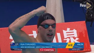 Kyle Chalmers 100 Free SCM WORLD RECORD | 2021 Fina World Cup