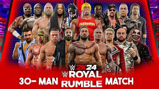 WWE 2K24: Royal Rumble Match Gameplay Concept!