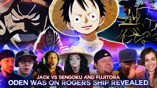 Oden Was On Roger's Ship Revealed ! Jack Vs Fujitora ! Reaction Mashup