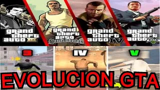 EVOLUCION DE GTA TODOS LOS JUEGOS  (1997-2021) 4K 60 FPS.