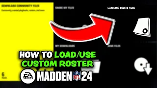 Madden 24 - How To Load and Use Custom Roster For Franchise