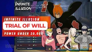 HOW TO INFINITE ILLUSION-TRIAL OF WILL FOR POWER UNDER 30,000 NARUTO ONLINE-NEWBIE