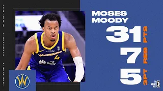 Moses Moody Drops 31 POINTS in 2OT Thriller vs. Oklahoma City Blue