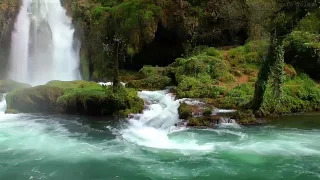 Расслабляющая музыка Звуками природы Красивейший водопад HD