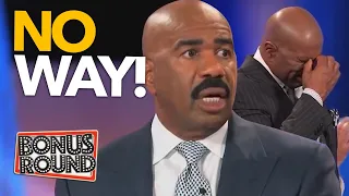 GREATEST ANSWERS ON FAMILY FEUD! Steve Harvey's Reactions Are Priceless!