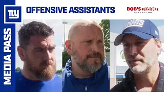 Offensive Assistants Speak from OTAs | New York Giants