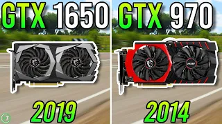 GTX 1650 GDDR5 vs GTX 970 - Huge Difference?