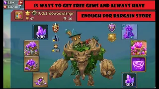 Lords Mobile - 15 ways to get free gems and make sure you always have enough for Bargain Store event