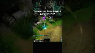 Insane Rengar Passive + Tp interaction #shorts