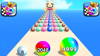 TikTok Gaming Videos and Satisfying Mobile Game Max Levels - Ball Run 2048, Marble Run ... wejsdvb