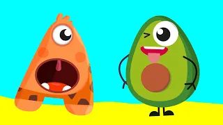 AVOCADO starts with A | Yummy Alphabet | Learn to Read with ELLIE