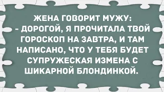 Супружеская измена с шикарной блондинкой. Сборник свежих анекдотов! Юмор!