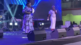 Becky Bonney's Ministration at Experience with Diana Hamilton, Kumasi edition.