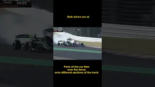 Super formula crash at 130r in Suzuka #suzuka #superformula #japan #crash #cars #car #racing