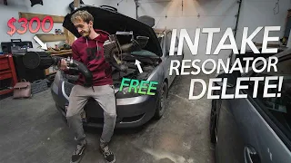 Mazda 3 INTAKE RESONATOR Delete For FREE! | LOUDER Intake & Exhaust!